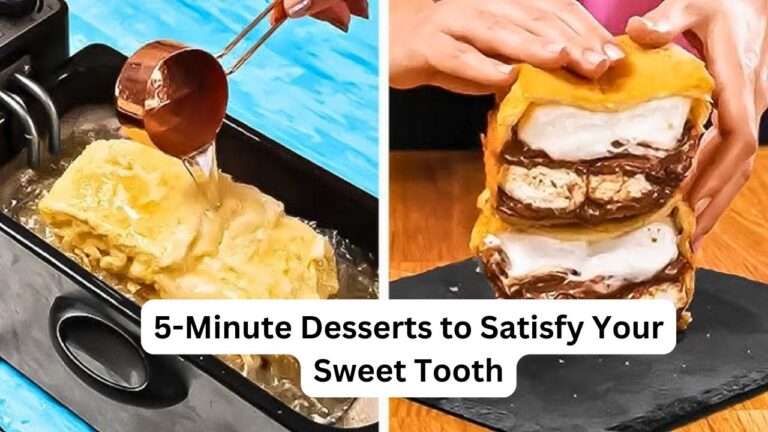 5-Minute Desserts to Satisfy Your Sweet Tooth